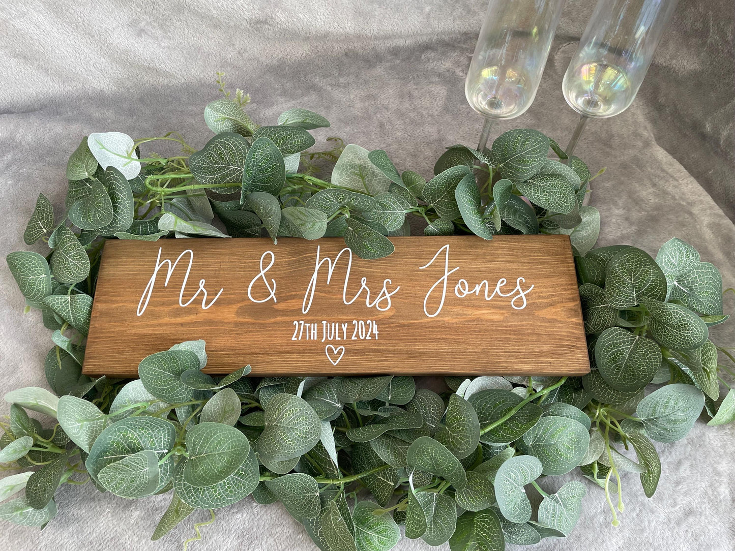 Wooden RUSTIC table sign, wedding reception table decor