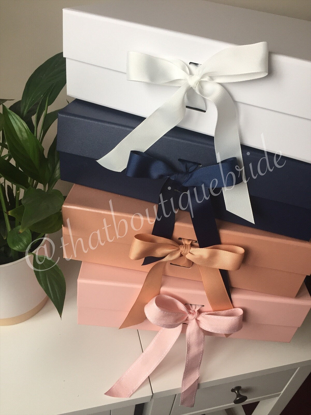 Ribbon tie gift box, Personalised proposal gift box, Godparent proposal box, memory box, new baby gift, newly wed presents, keepsake box