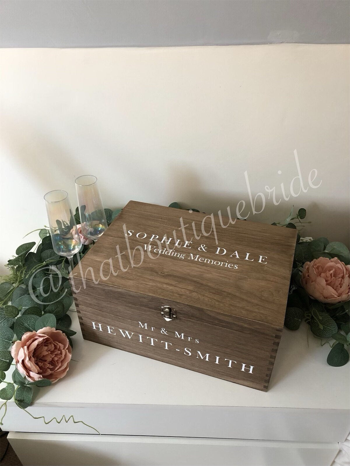 Personalised RUSTIC wedding card box, Wedding memory box, Wedding keepsake box, Wooden Wedding box, rustic wedding post box